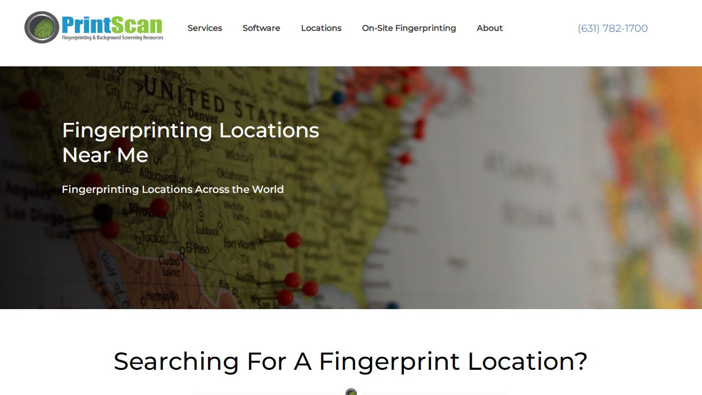 Fingerprinting Locations | Book Fingerprinting Appointment | PrintScan